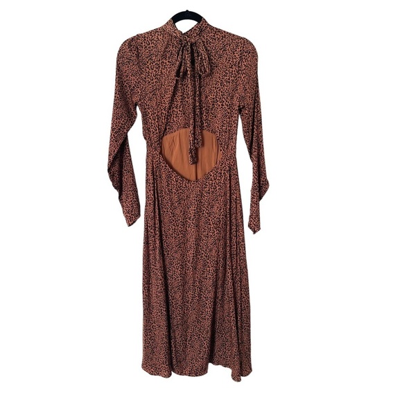 Free People Loveless Leopard Midi Dress - Picture 6 of 10